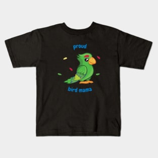 Parrot bird owners - Proud bird mama Kids T-Shirt